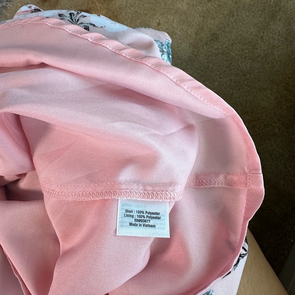 a.n.a Pink Flutter Sleeve Ruffled Blouse - Picture 9 of 11